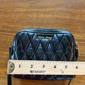 Authentic miu miu mini cross body